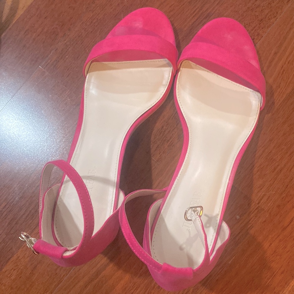 Hot pink sandals